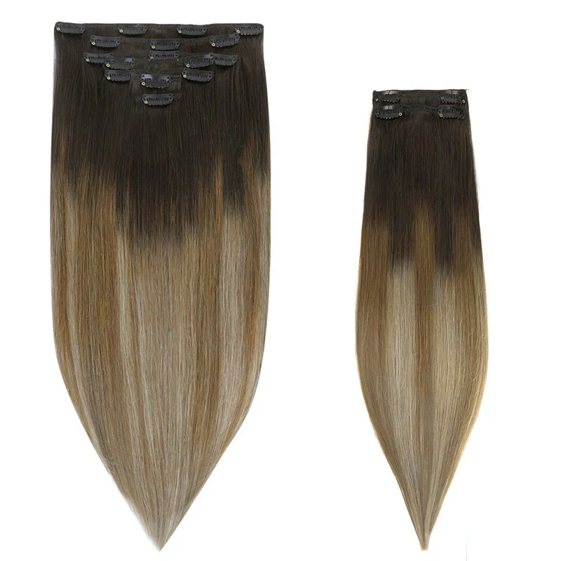 Dirty Blonde Omber (2/6/18) Classic Clip-Ins (150g-170g) - Image 3