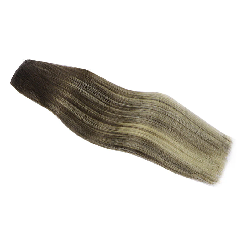 Double Drawn Clip in Hair Extensions 160g-sale - Image 62