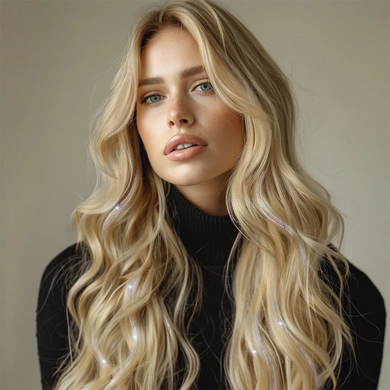 Double Drawn Clip ins &Tinsel Sets-Sale - Image 13