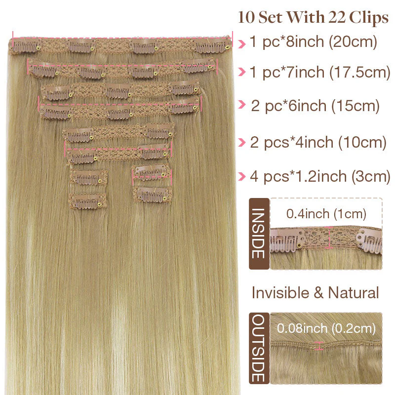 Double Drawn Clip ins &Tinsel Sets-Sale - Image 42