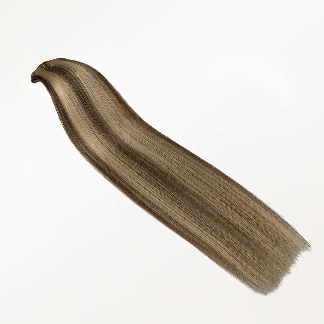 Golden Blonde Highlights (8B/60B) Classic Clip-Ins (120g-150g) - Image 7
