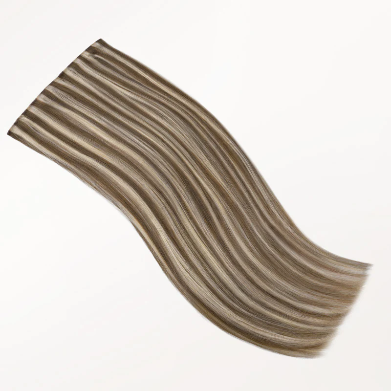Golden Blonde Highlights (8B/60B) Invisi Edge Seamless Clip-Ins (140g-160g) - Image 8