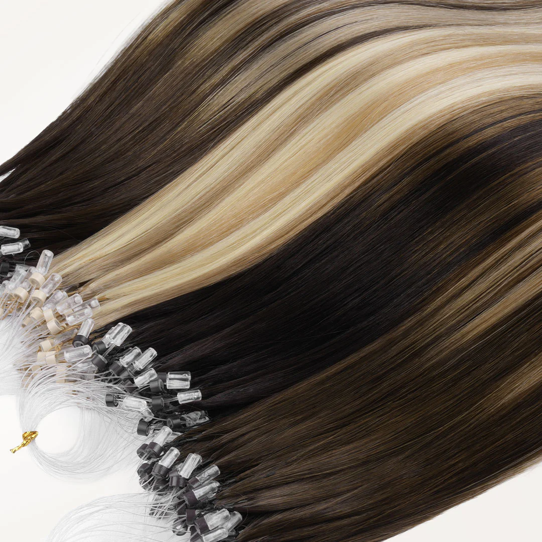 Dark Brown Balayage (2/6/2) Feather Crochet Hair 68g - Image 6