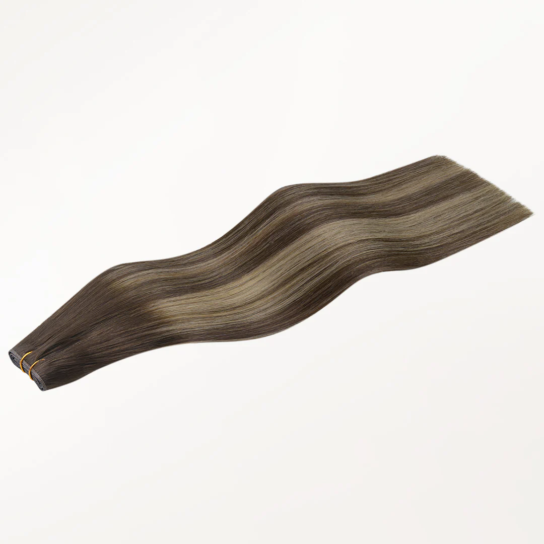 Honey Blonde Balayage (4/26/4) Butterfly Weft Hair Extensions (100g-160g) - Image 18