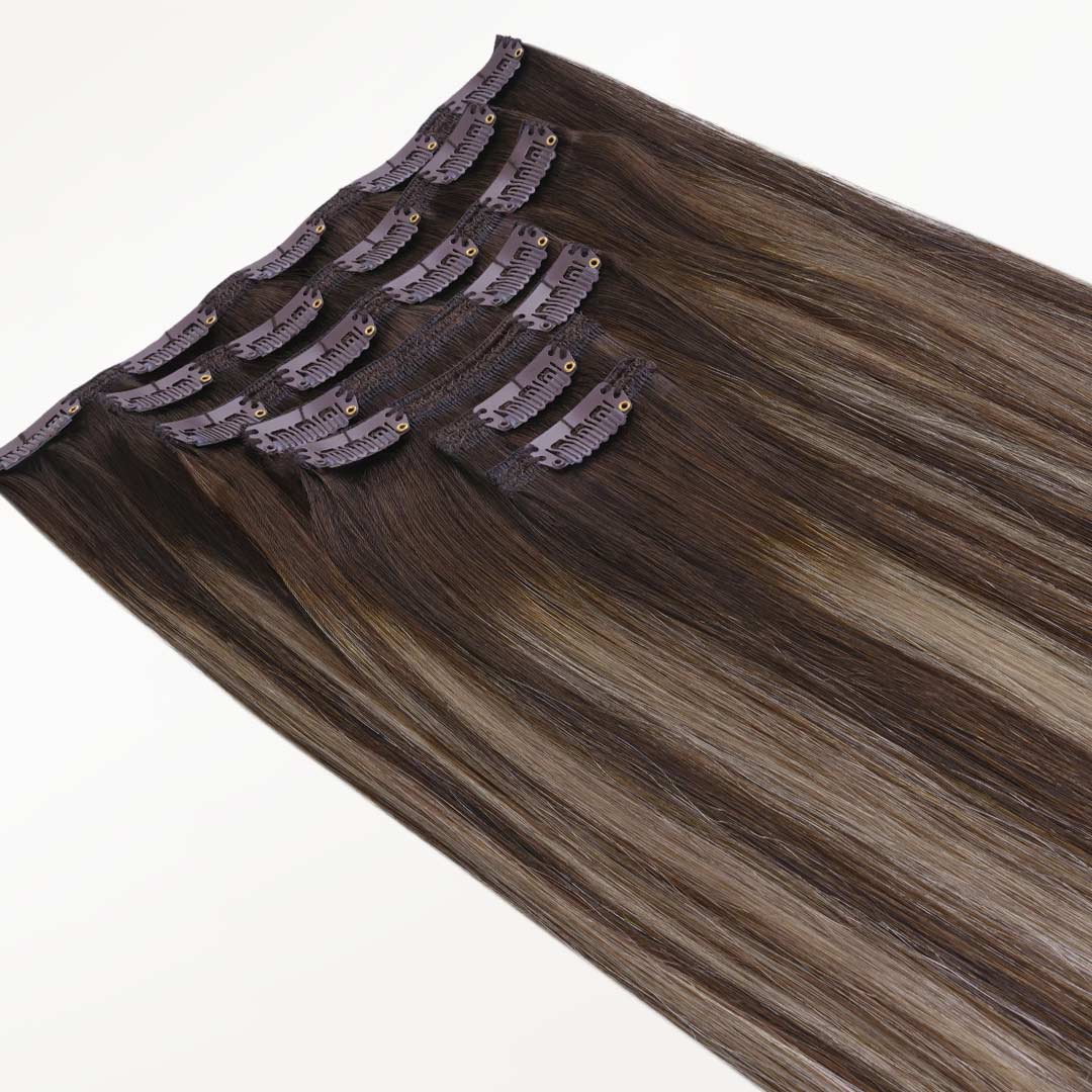 Honey Blonde Balayage (4/26/4) Classic Clip-Ins (150g-170g) - Image 4