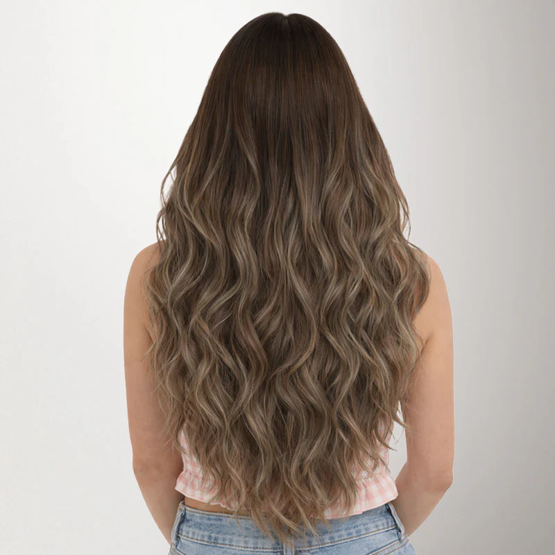 Honey Blonde Balayage (4/26/4) Genius Tape Weft Hair Extensions 60g - Image 15