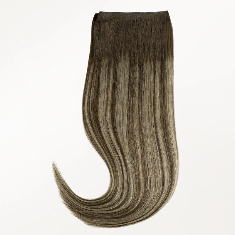 Honey Blonde Balayage (4/26/4) Genius Tape Weft Hair Extensions 60g - Image 8