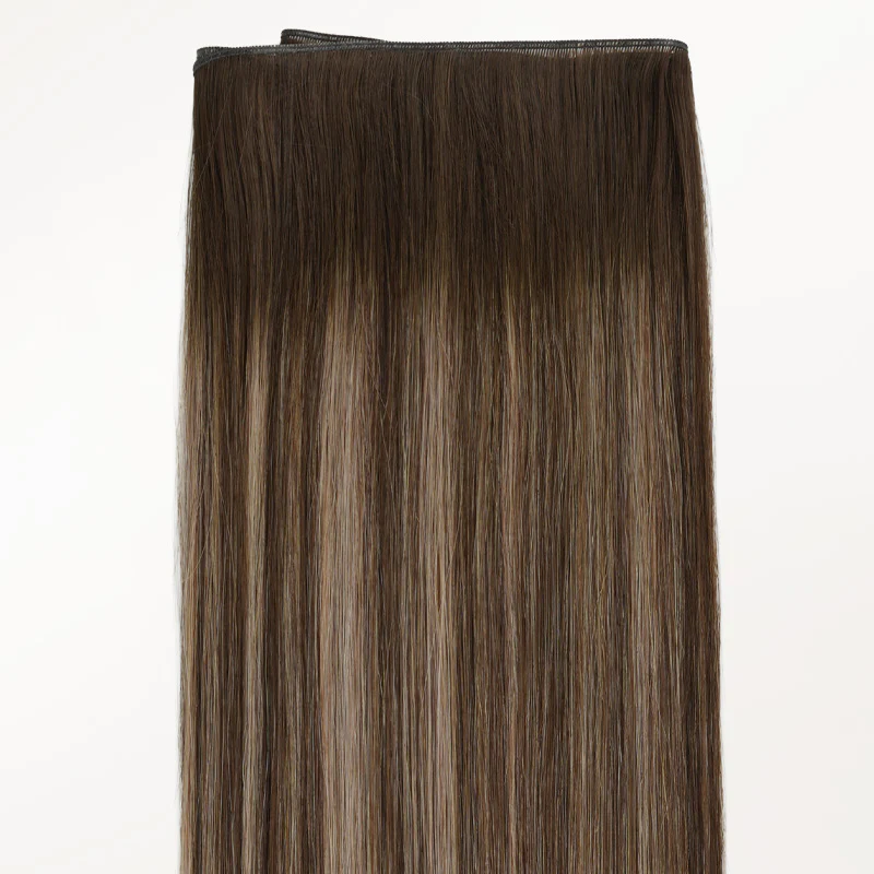 Honey Blonde Balayage (4/26/4) Genius Weft Hair Extensions (50-120g) - Image 10