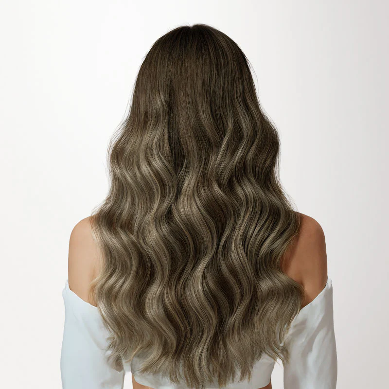 Honey Blonde Balayage (4/26/4) Invisi Edge Seamless Clip-Ins (140g-160g) - Image 3