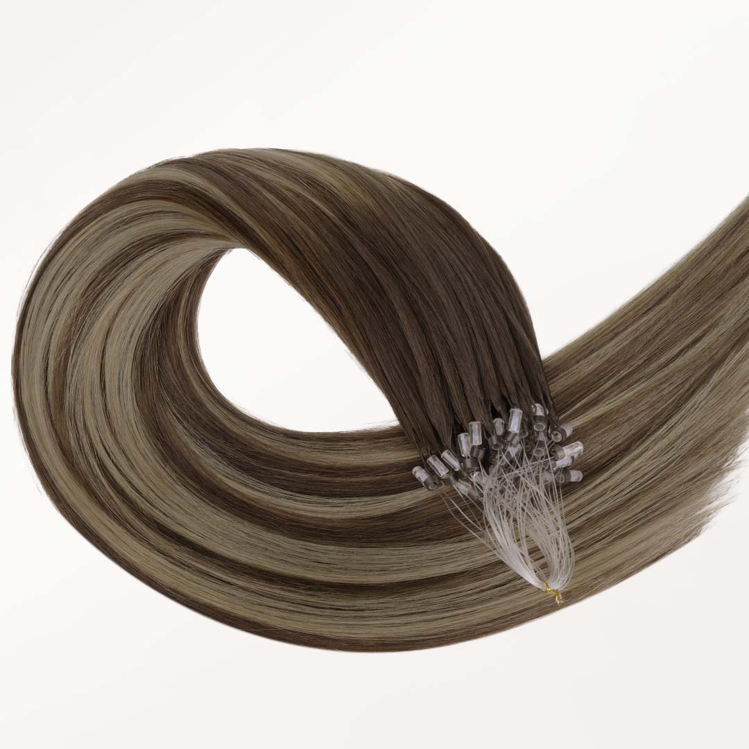 Honey Blonde Balayage (4/26/4) Feather Crochet Hair 68g - Image 4