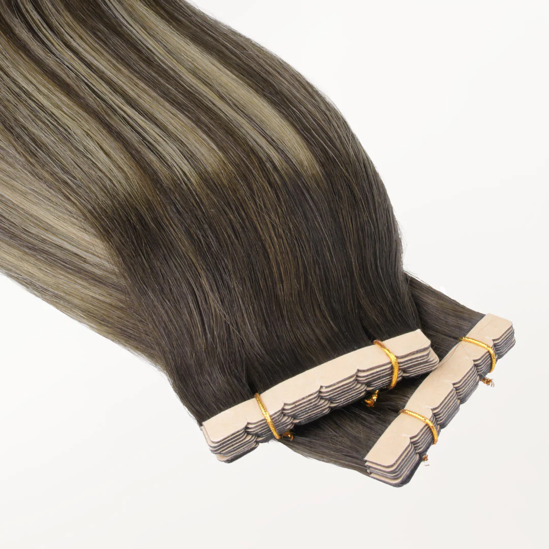 Honey Blonde Balayage (4/26/4) Mini Tape-Ins 40g - Image 6