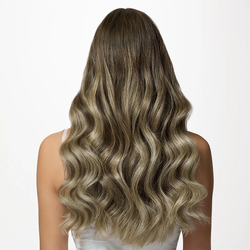 Honey Blonde Balayage (4/26/4) Thick Sew-In Weft Hair Extensions (120g-160g) - Image 2