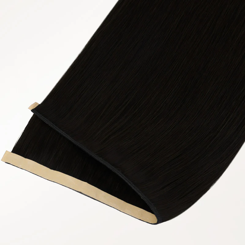 Jet Black (1) Genius Tape Weft Hair Extensions 60g - Image 20
