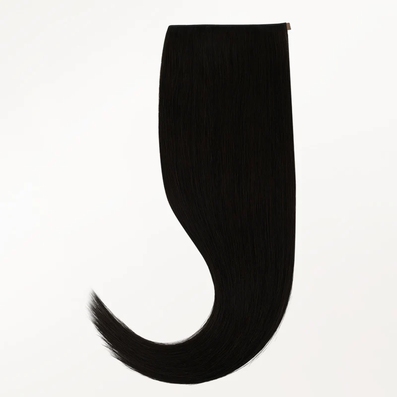 Jet Black (1) Genius Tape Weft Hair Extensions 60g - Image 21