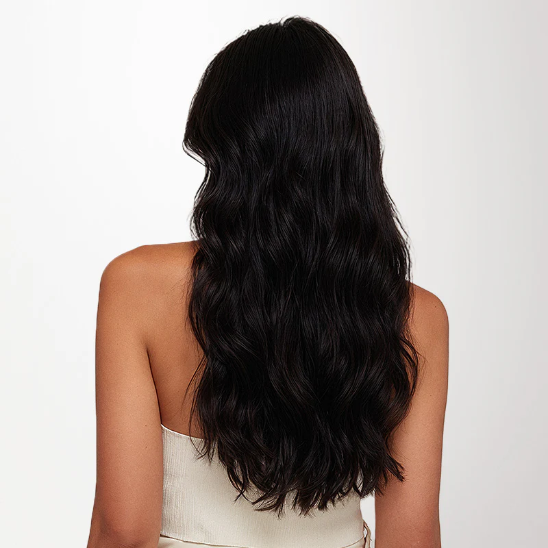 Jet Black (1) Invisi Edge Seamless Clip-Ins (140g-160g) - Image 3