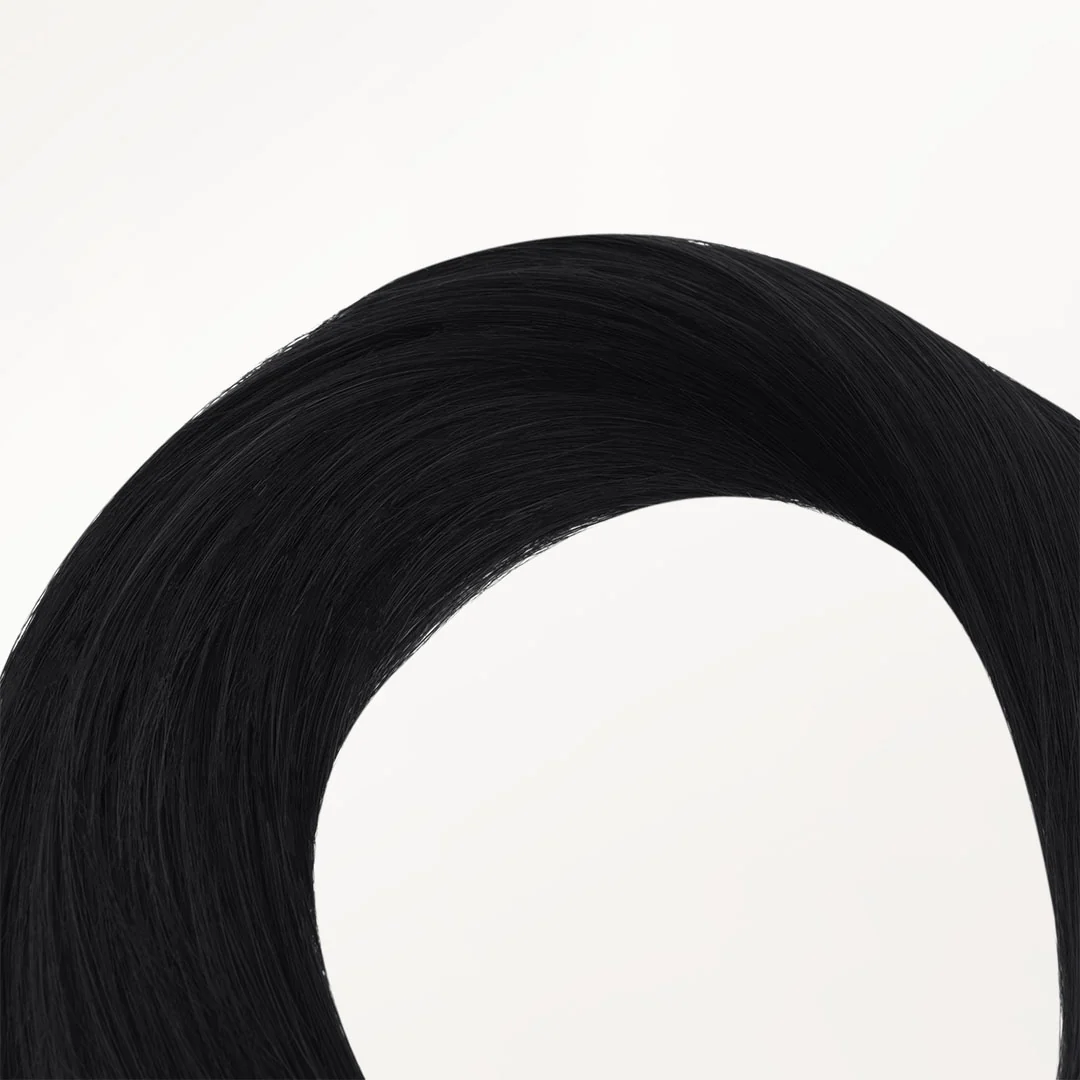 Jet Black (1) Micro Link Tip Hair Extensions - Image 5