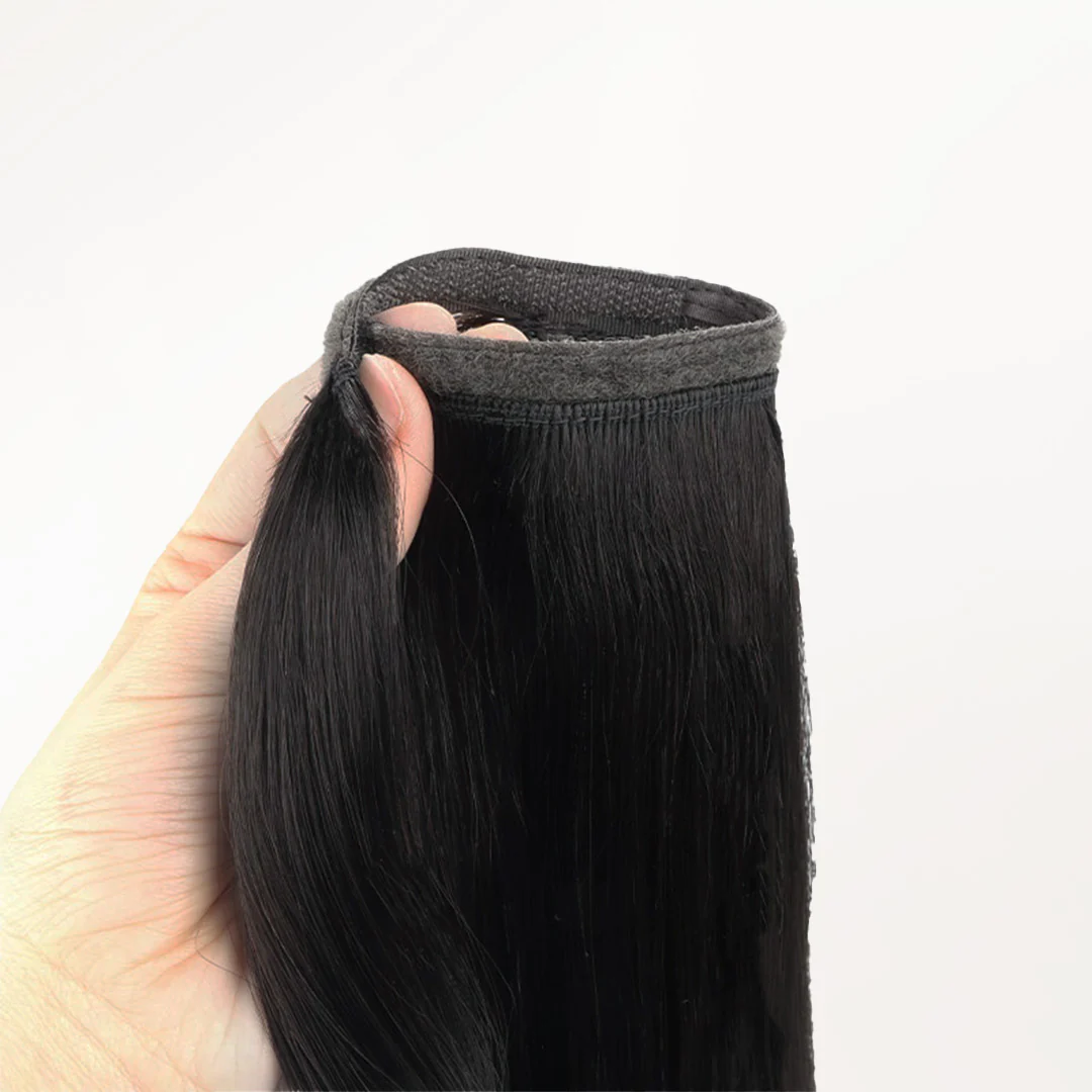 Jet Black (1) Ponytail (75g-90g) - Image 3