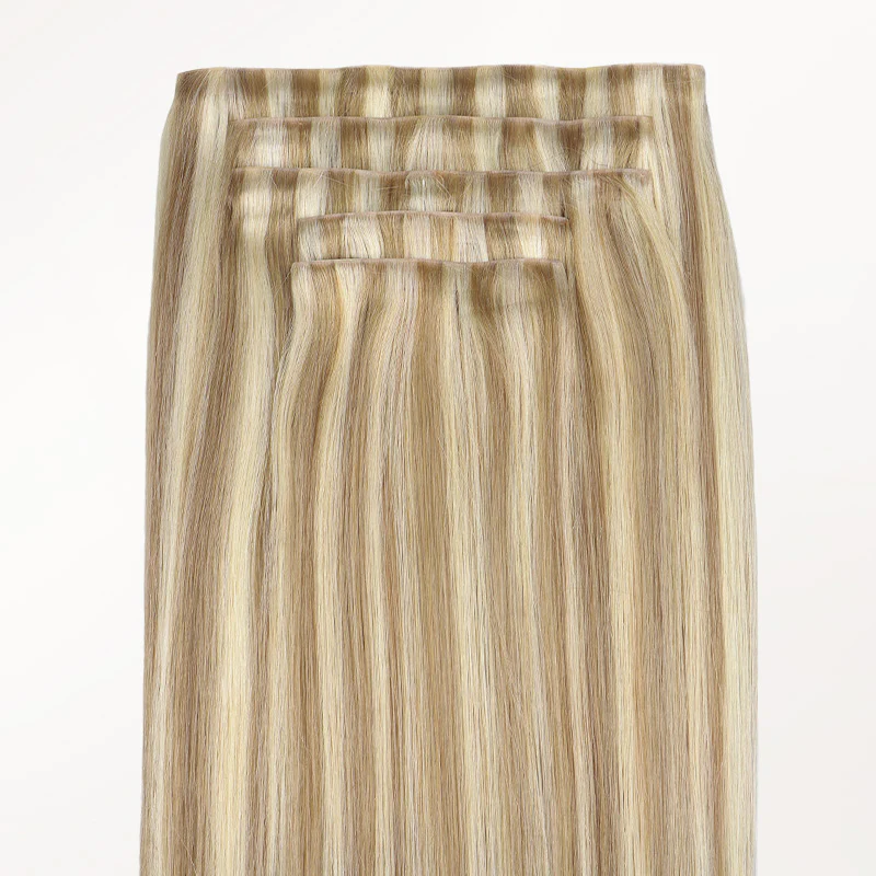 Light Blonde Highlights (16/22A) Invisi Edge Seamless Clip-Ins (140g-160g) - Image 8