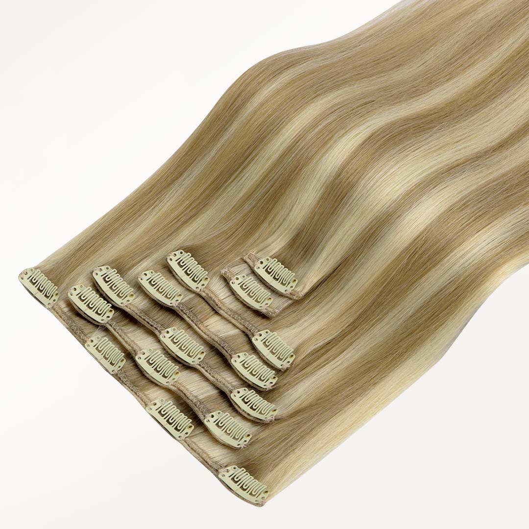 Light Blonde Highlights (16/22A) Classic Clip-Ins (150g-170g) - Image 4