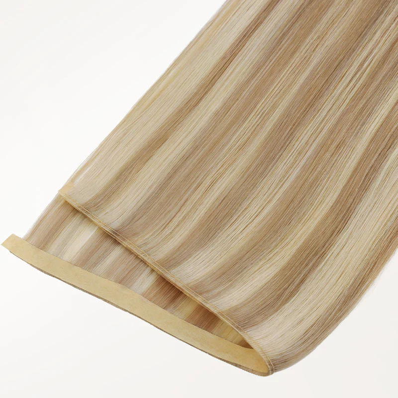 Light Blonde Highlights (16/22A) Genius Tape Weft Hair Extensions 60g - Image 20