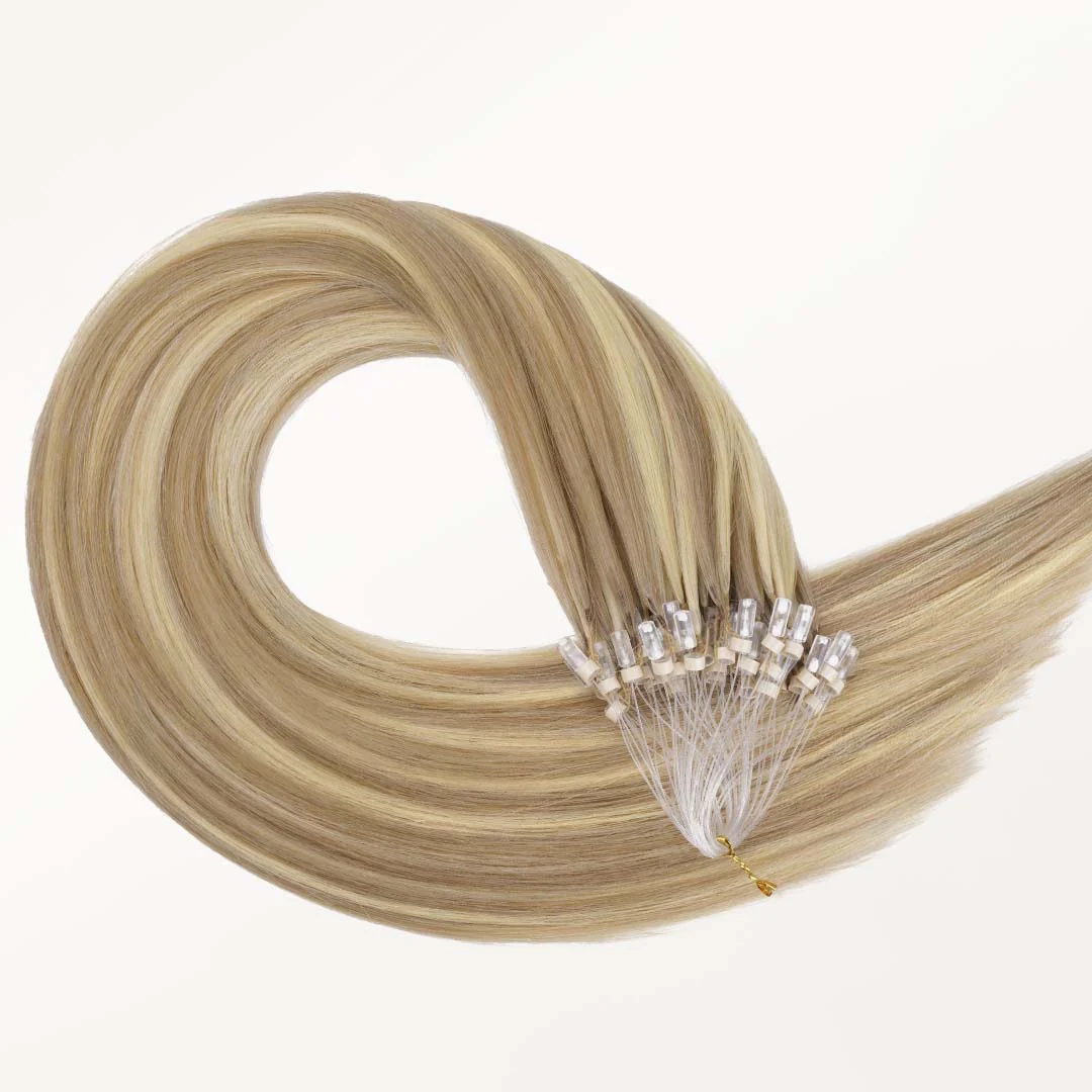 Light Blonde Highlights (16/22A) Feather Crochet Hair 68g - Image 4