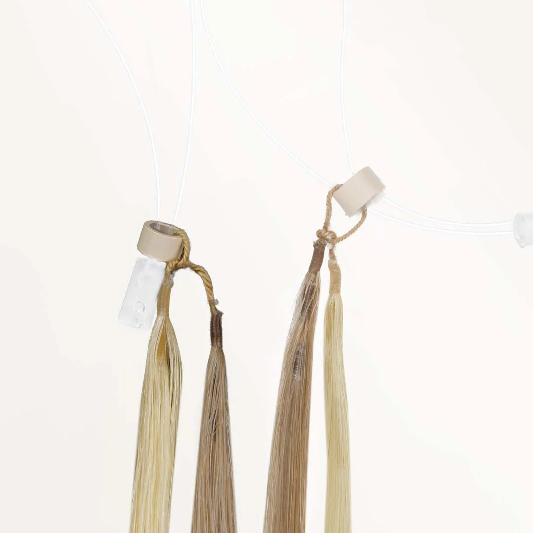 Light Blonde Highlights (16/22A) Feather Crochet Hair 68g - Image 5