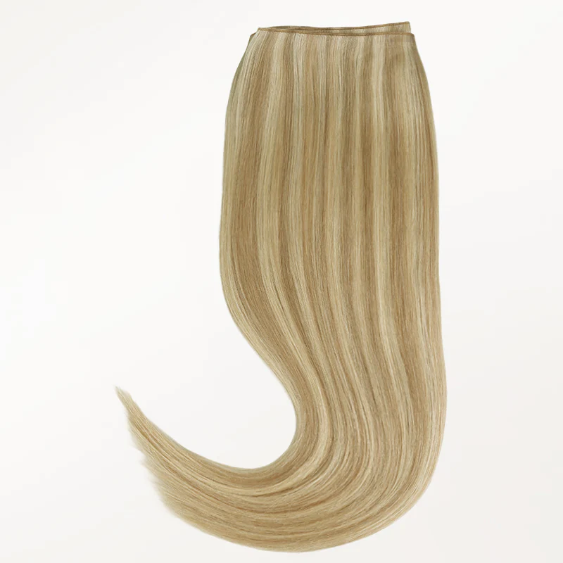 Light Blonde Highlights (16/22A) Thick Genius Tape Weft Hair Extensions 100-120g - Image 4