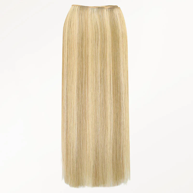 Light Blonde Highlights (16/22A) Thick Sew-In Weft Hair Extensions (120g-160g) - Image 4