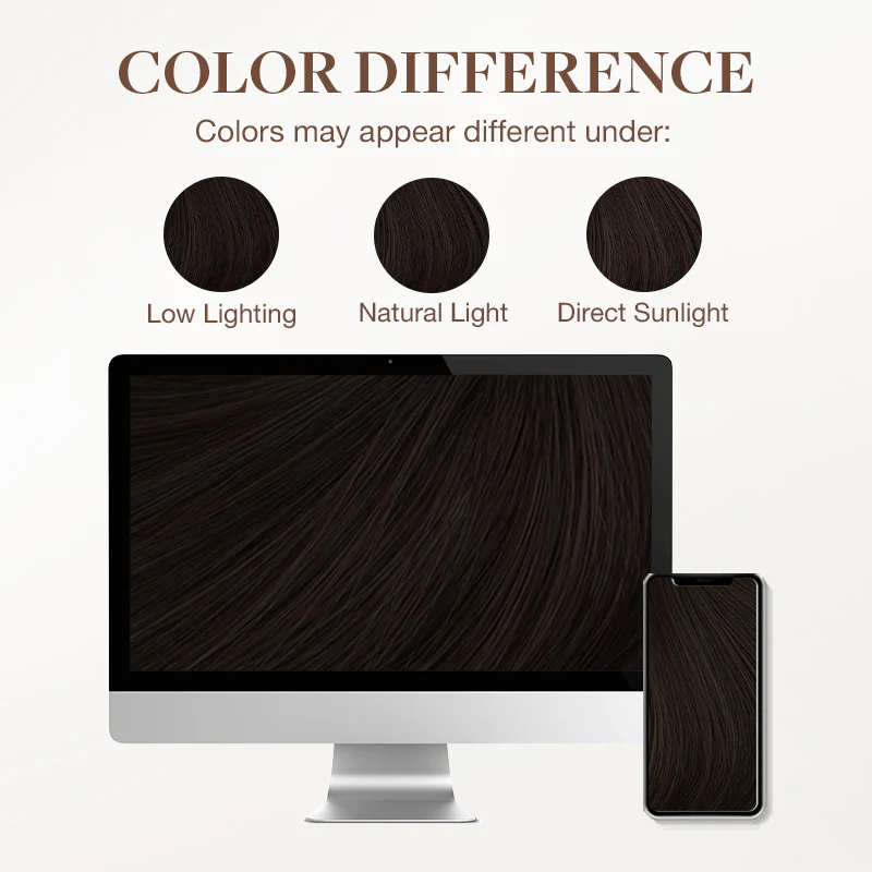 Light Brown (2A) Seamless Clip-Ins (130g-150g) - Image 9