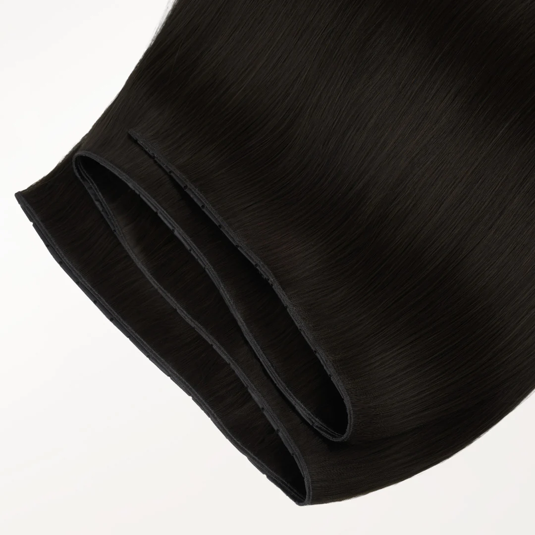 Natural Black (1B) Butterfly Weft Hair Extensions (100g-160g) - Image 14