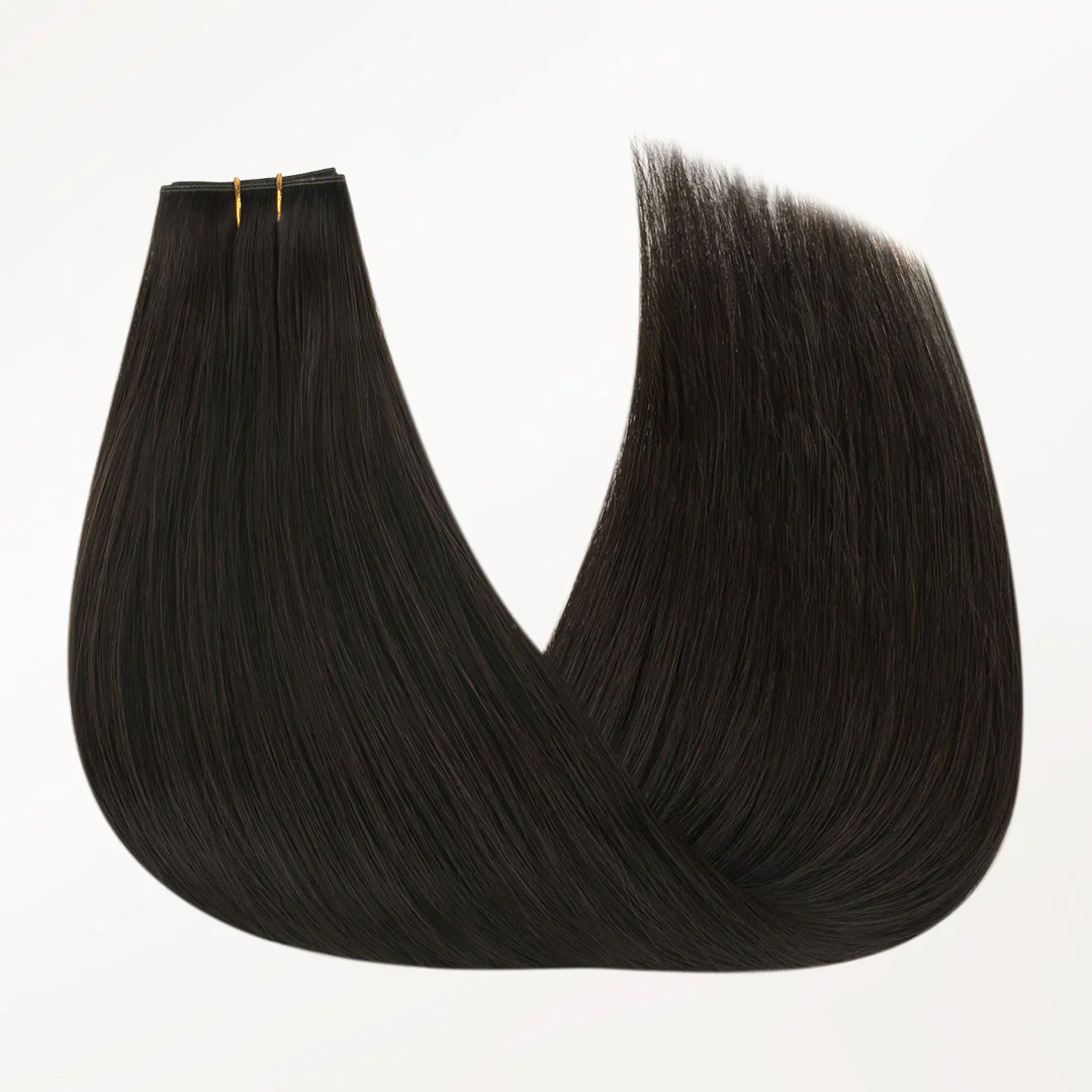 Natural Black (1B) Butterfly Weft Hair Extensions (100g-160g) - Image 6