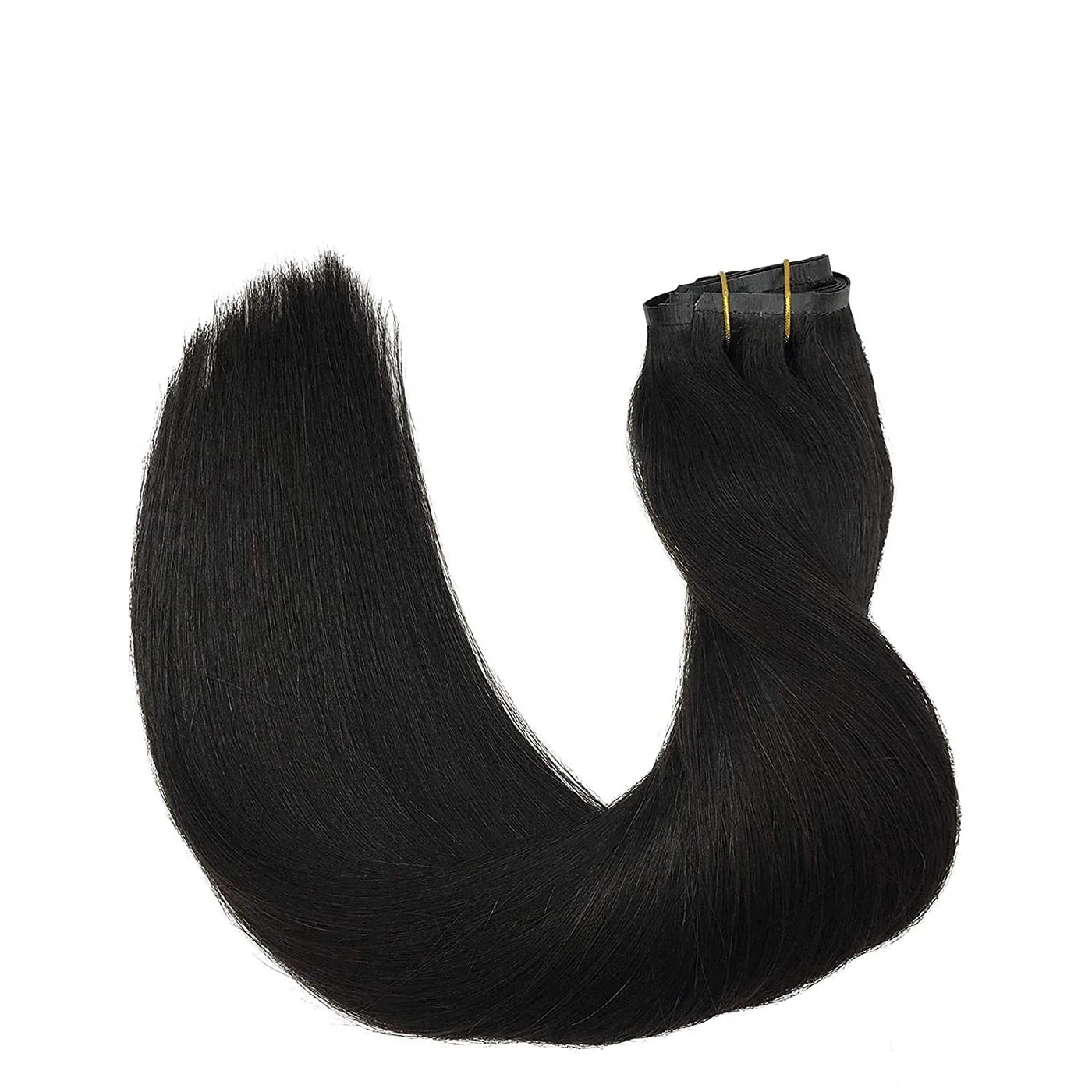 Natural Black (1B) Seamless Clip-Ins 150g [Clearance] - Image 6