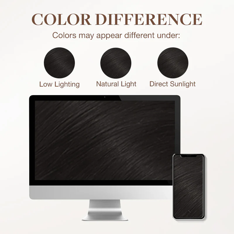 Natural Black (1B) Wire Hair Extensions (70g-110g) - Image 7