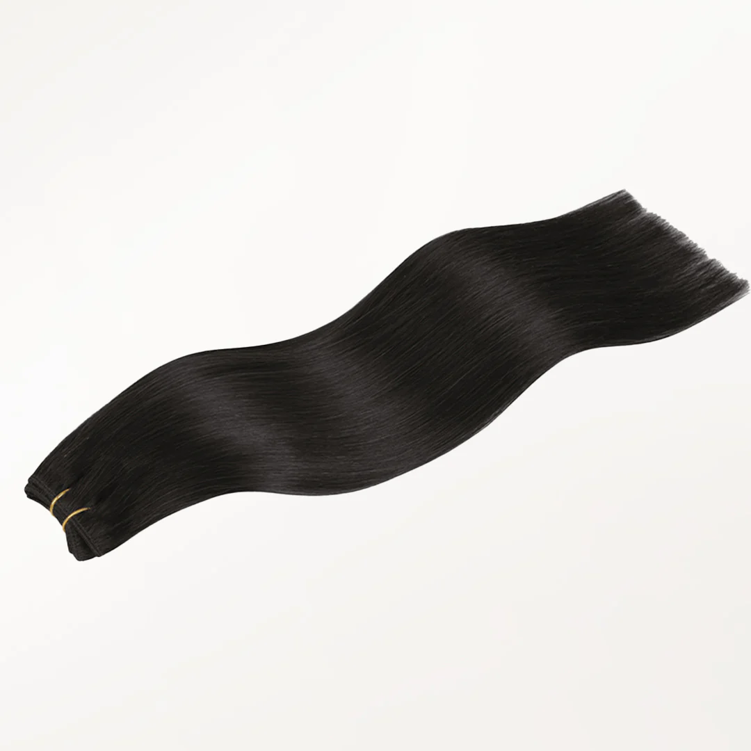 Natural Black (1B) Classic Clip-Ins (150g-170g) - Image 5