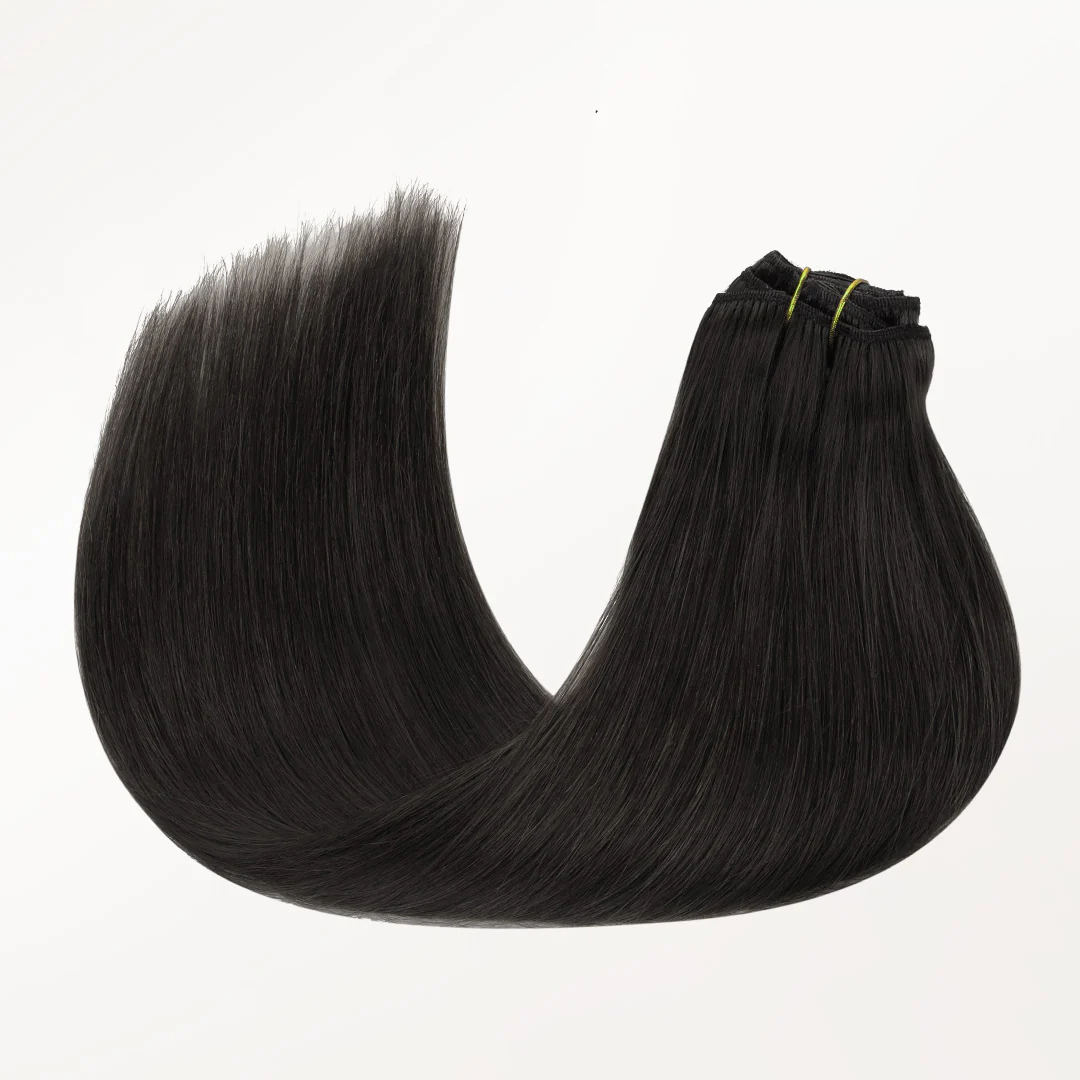 Natural Black (1B) Classic Clip-Ins (150g-170g) - Image 6