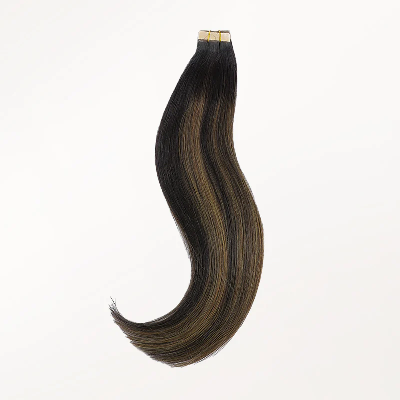 Natural Black Balayage (1B/6/1B) Tape-Ins 50g - Image 4