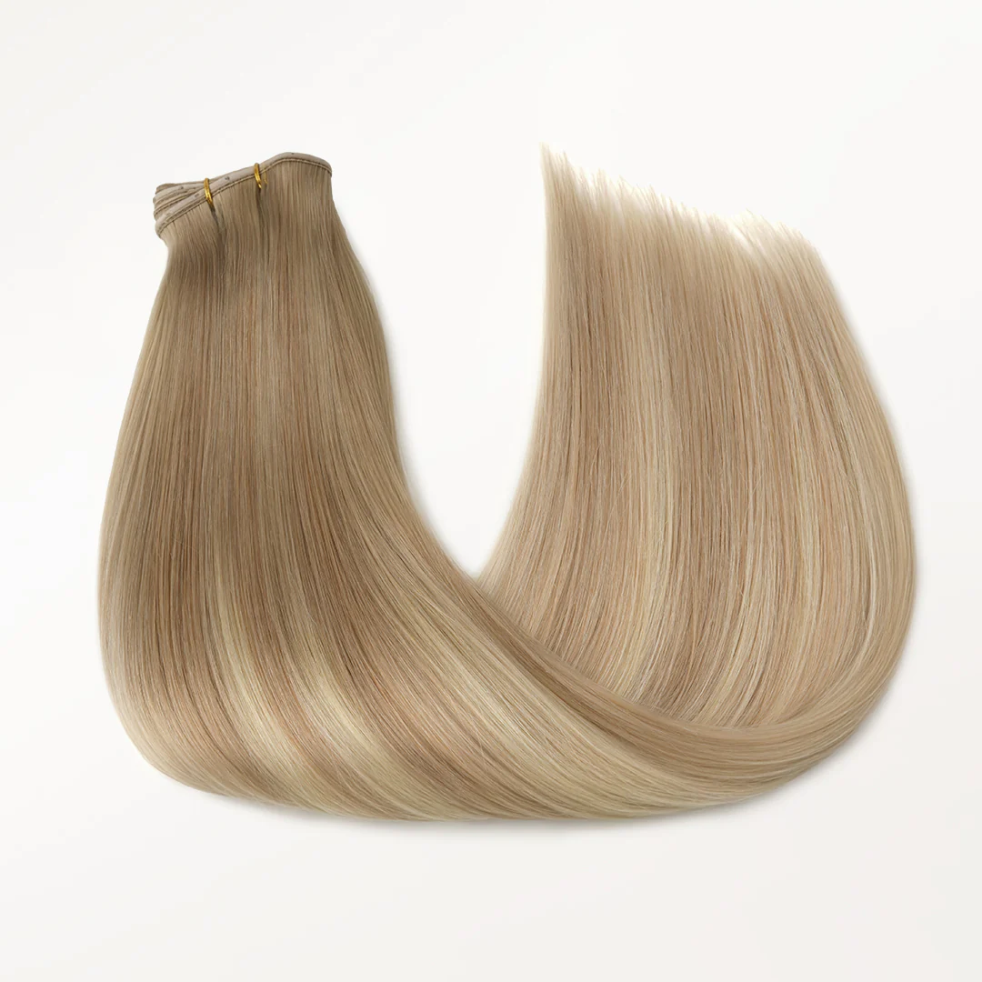 Natural Blonde Balayage (18ET90A) Butterfly Weft Hair Extensions (100g-160g) - Image 8