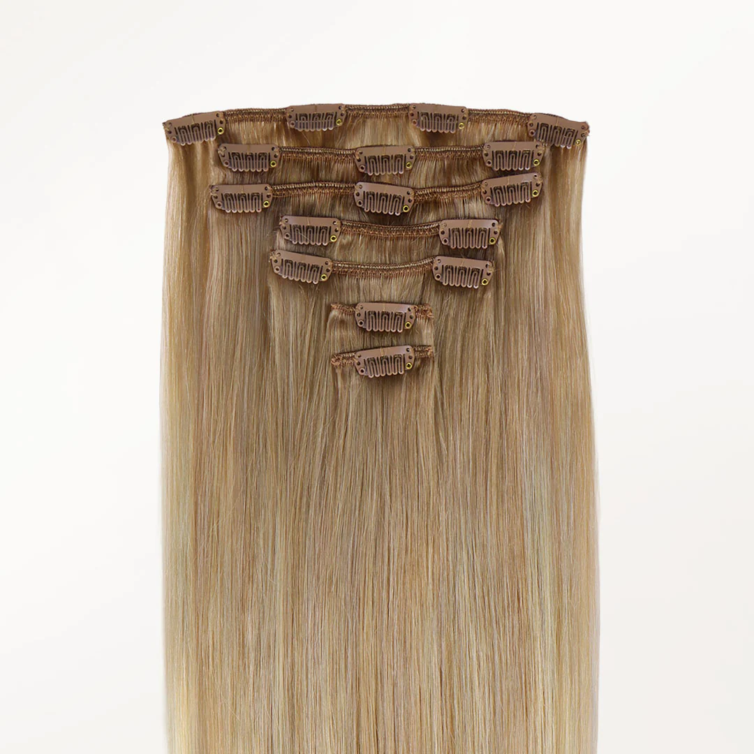 Natural Blonde Balayage (18ET90A) Classic Clip-Ins (120g-130g) - Image 3