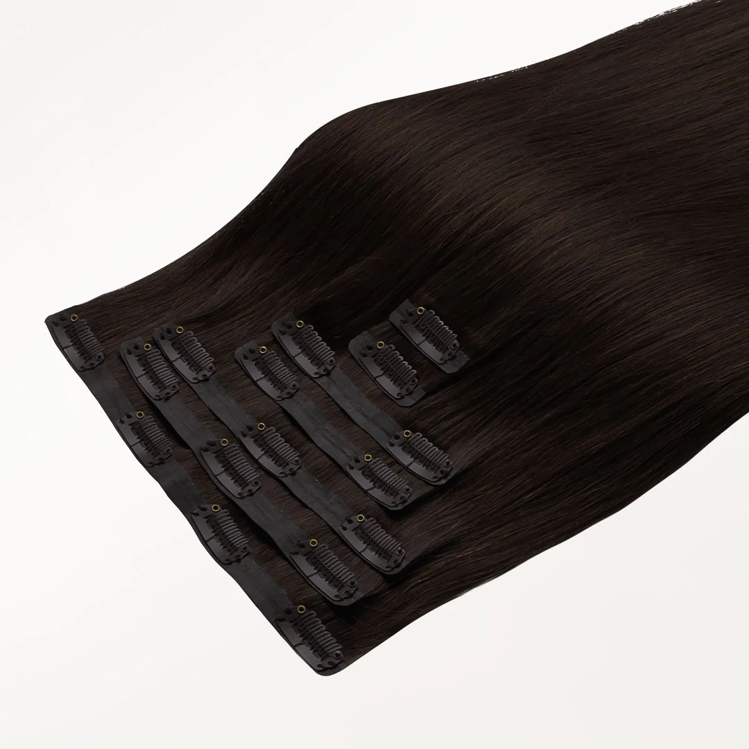 Light Brown (2A) Seamless Clip-Ins (130g-150g) - Image 5