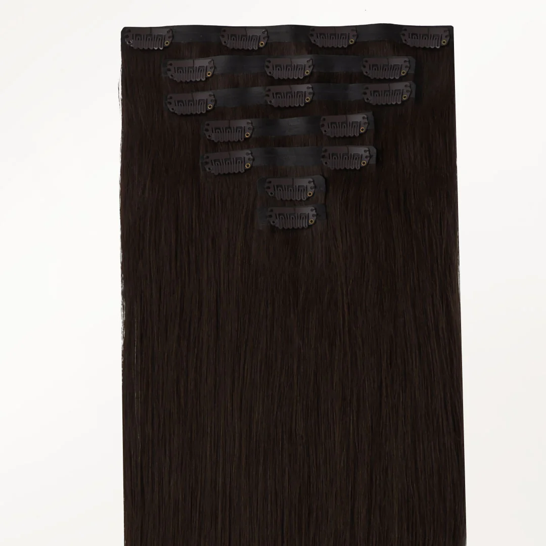 Light Brown (2A) Seamless Clip-Ins (130g-150g) - Image 7