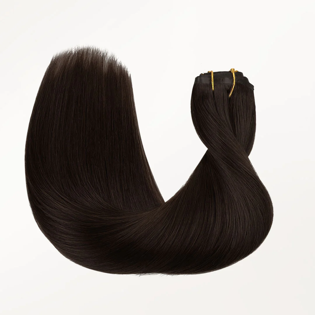 Light Brown (2A) Seamless Clip-Ins (130g-150g) - Image 8