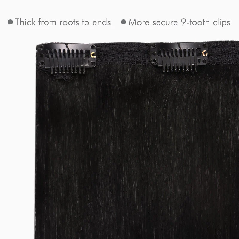 Double Drawn Classic Clip ins - Image 11