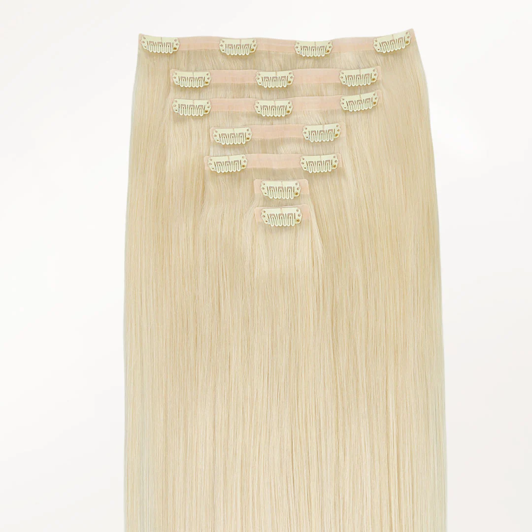 Platinum Blonde (60A) Seamless Clip-Ins (130g-160g) - Image 7