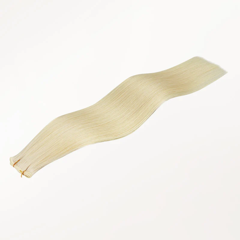 Platinum Blonde (60A) Genius Weft Hair Extensions (50-120g) - Image 11