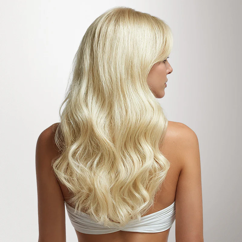 Platinum Blonde (60A) Genius Weft Hair Extensions (50-120g) - Image 13