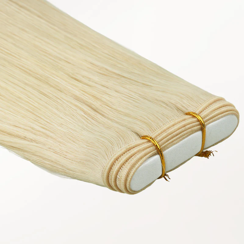 Platinum Blonde (60A) Genius Weft Hair Extensions (50-120g) - Image 17