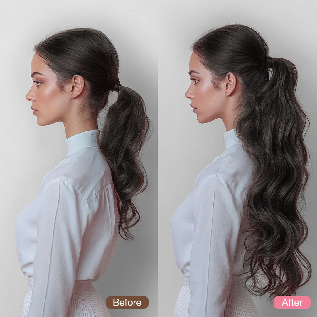 Human Hair Ponytail Extensions - Image 11