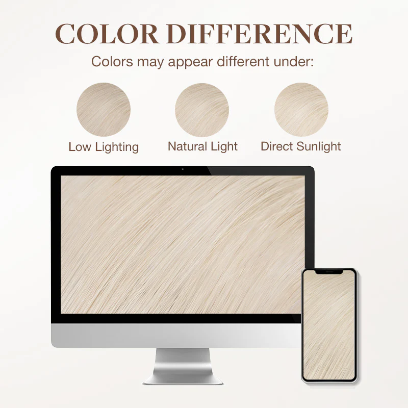 Pure Platinum Blonde (1000) Sew-In Weft Hair Extensions (80g-120g) - Image 8