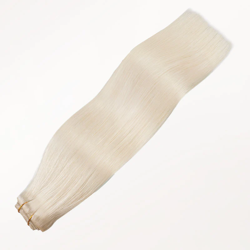 Pure Platinum Blonde (1000) Invisi Edge Seamless Clip-Ins (140g-160g) - Image 9