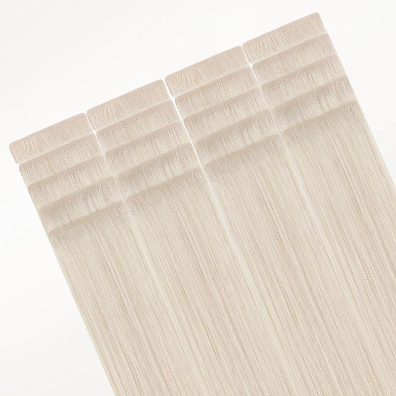 Pure Platinum Blonde (1000) Invisi Edge Tape-Ins 50g - Image 7